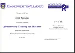 Cybersecurity Training for Teachers